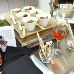 Salads and Meringue Sticks With Nibs
