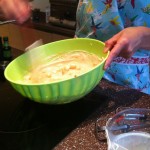 Jo making ice cream