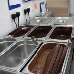 Melting chocolate