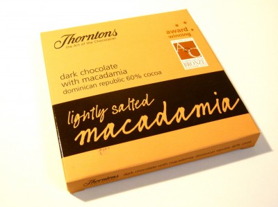 Thorntons Dark Chocolate With Macadamia