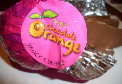 Terry's Volcanic Popping Candy Chocolate Orange