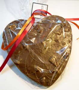 Chococo Milk Chocolate Honeycombe Heart