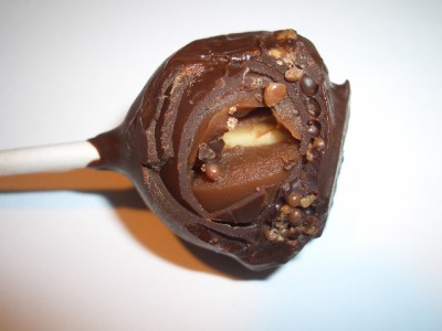 Paul Wayne Gregory's Salted Caramel Lollipop With Popping Candy