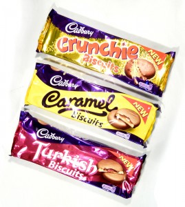 Cadbury Crunchie, Caramel & Turkish Biscuits