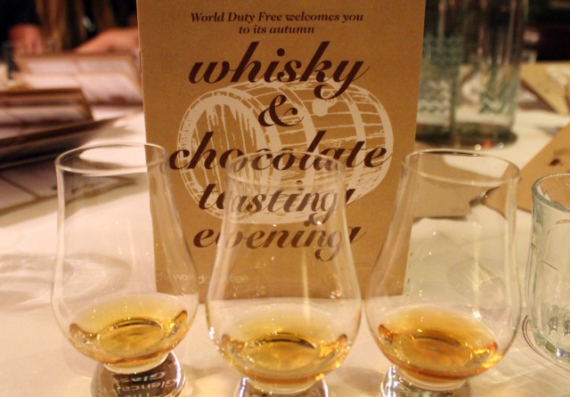 World Duty Free Whisky & Chocolate Tasting
